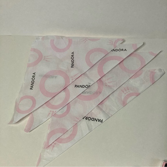 Pandora Jewelry Gift Bag Bundle Bracelet & Pendant Boxes Tissue Paper - Picture 8 of 8